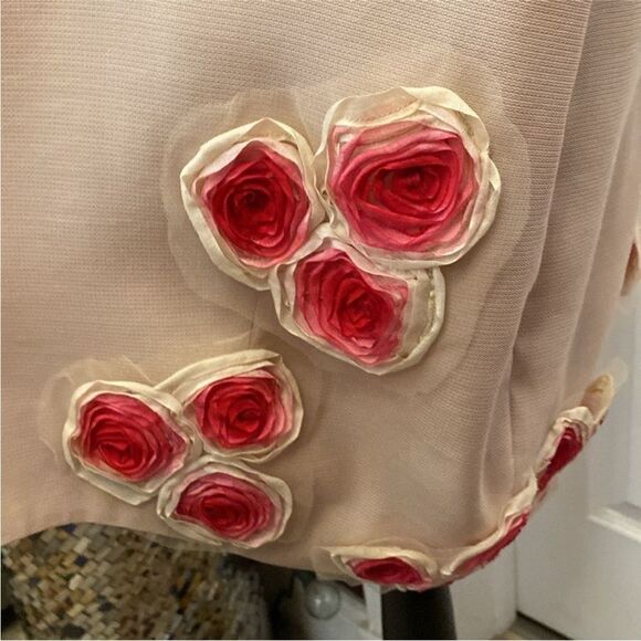 Fendi rose appliqué dress, US10 - Picture 4 of 13